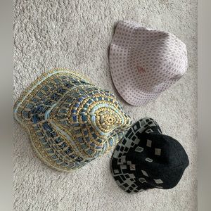 Kangol bucket hats - set of three